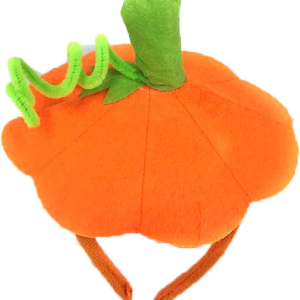 Pumpkin Headband for Halloween, Cute Costume Accessories for Women Girls Kids, F